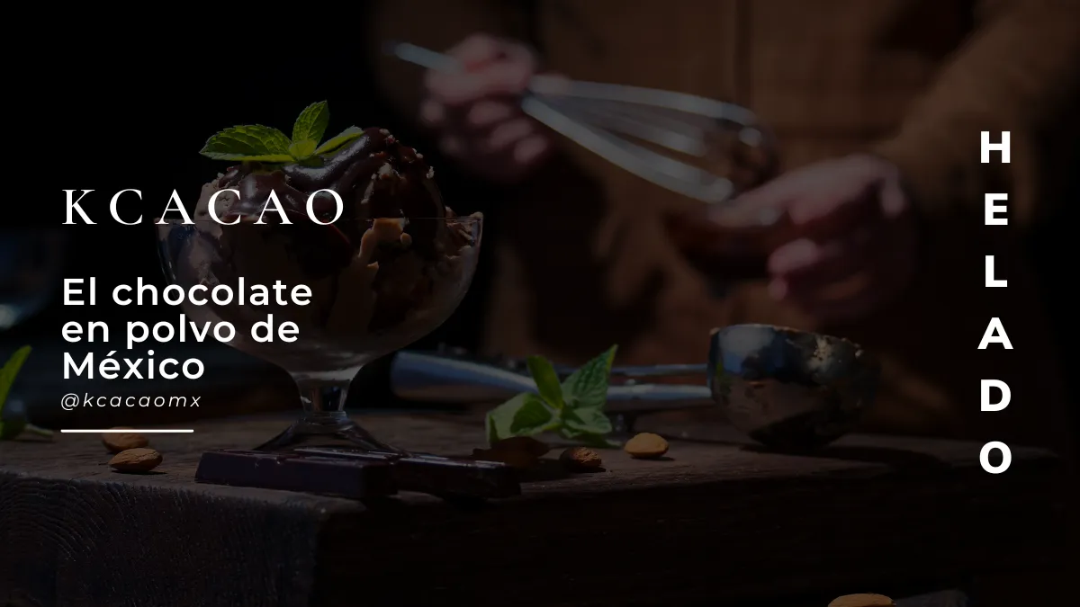 Receta de helado con chocolate