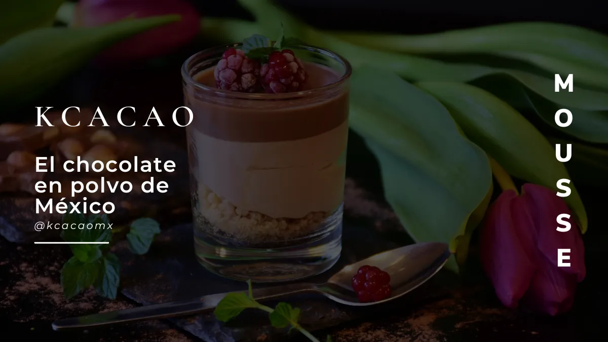 Receta de mousse con chocolate